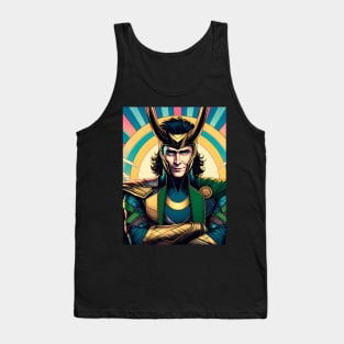 Embrace Mischief and Style: Loki-Inspired Art and Legendary Designs Await! Tank Top